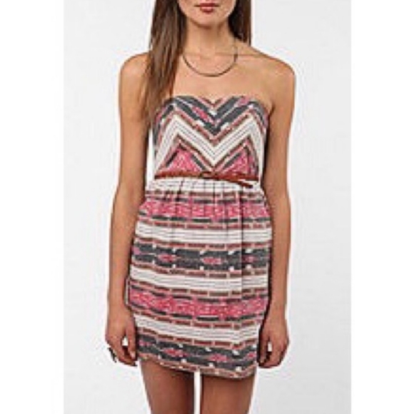 Staring at Stars Dresses & Skirts - Staring At Stars Tribal Strapless Dress Size 4